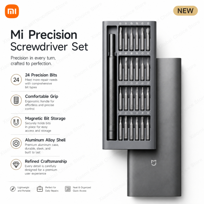 Micro Screwdriver Kit - Set Obeng Presisi Xiaomi dengan 24