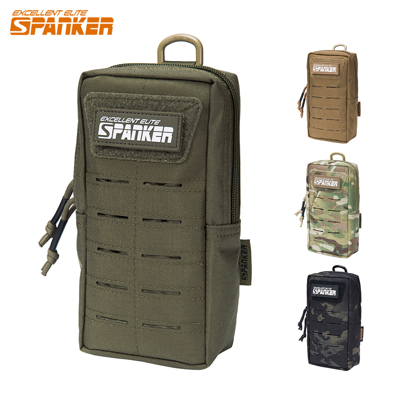 Edc Carry Pocket - Tas pinggang taktis Molle, kantong telepon