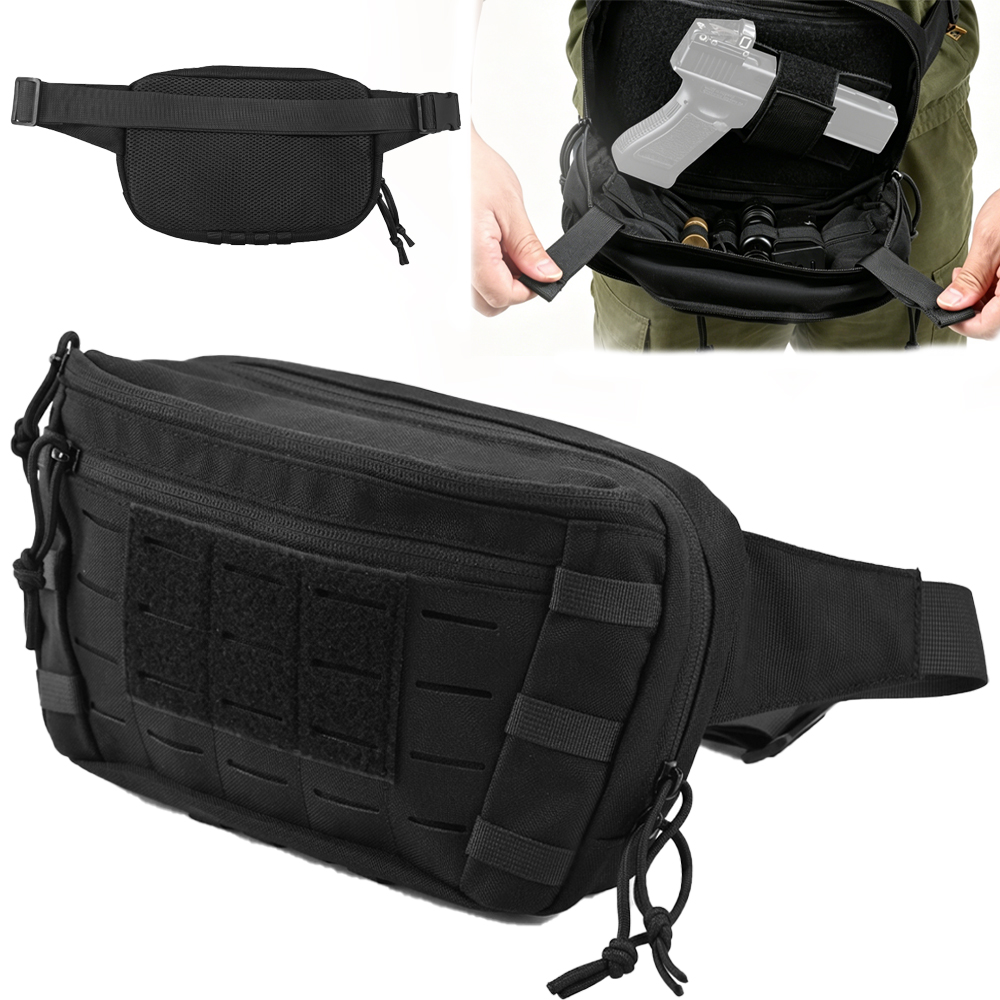 Edc Carry Handgun - Tas Pinggang Taktis untuk Pistol CCW,