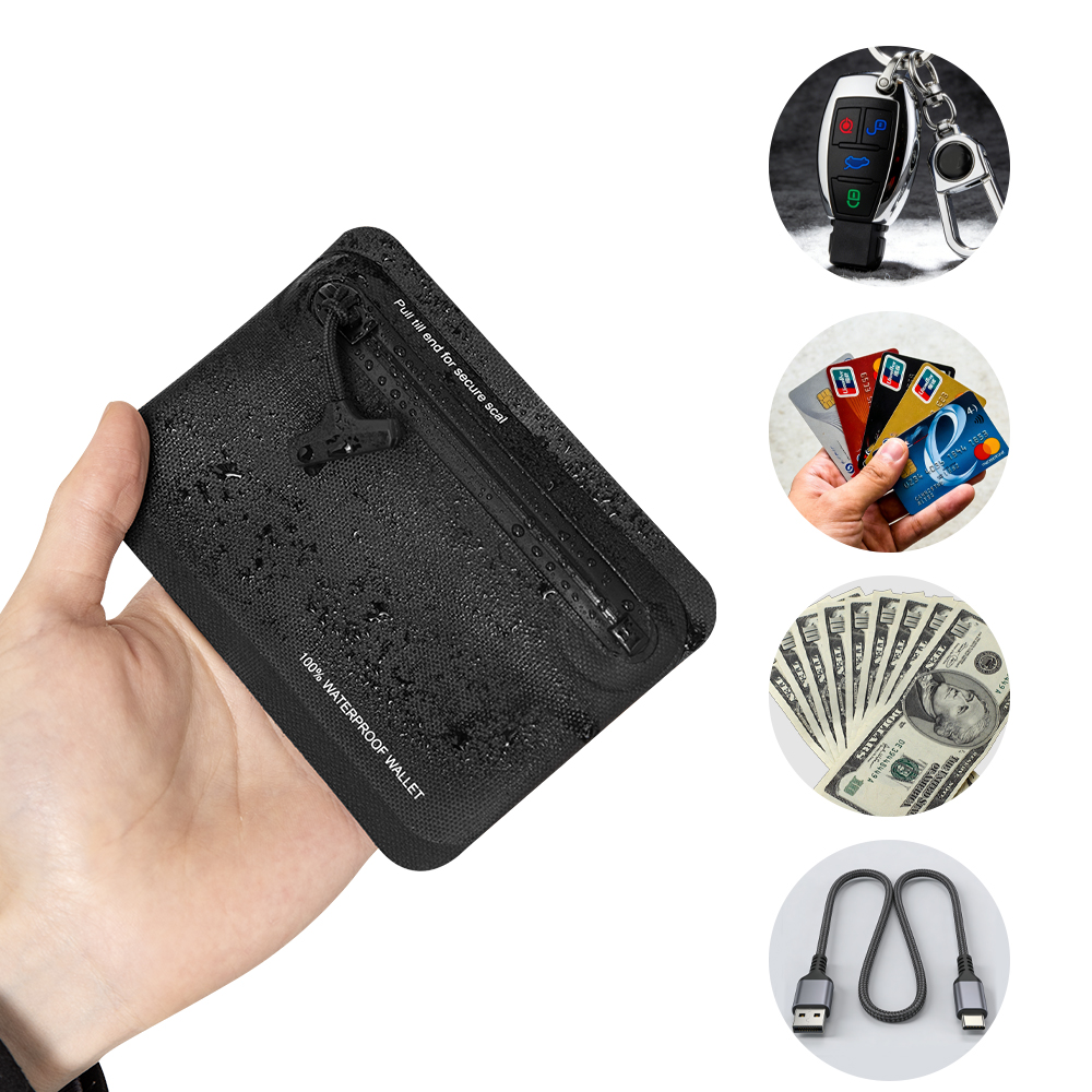 Edc Carry Card - Dompet Koin Ritsleting Tahan Air Kantong