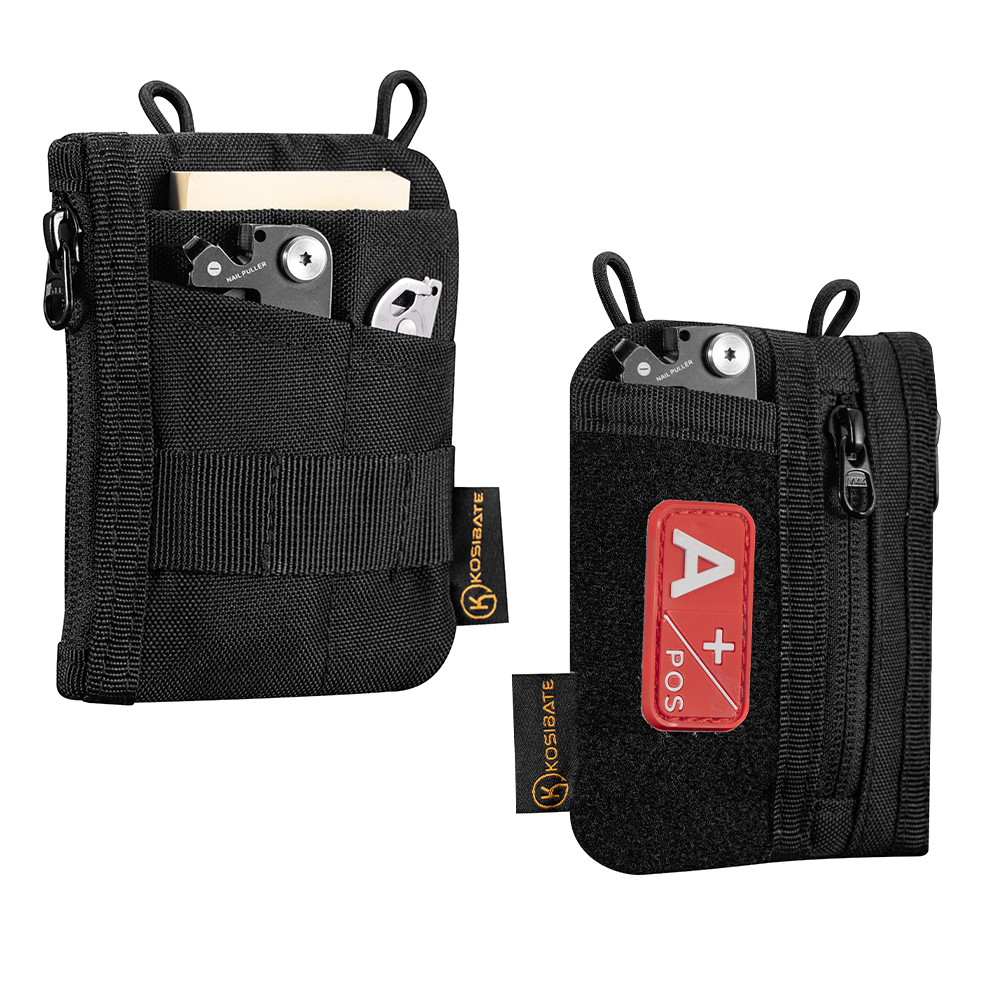 Edc Everyday Carry Gear - Kantong Organizer EDC dengan Area Patch