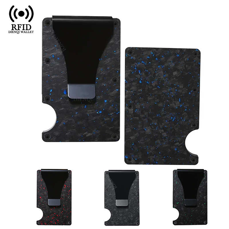 Edc Carry Card - Dompet Pemblokir RFID Pria Tempat Kartu