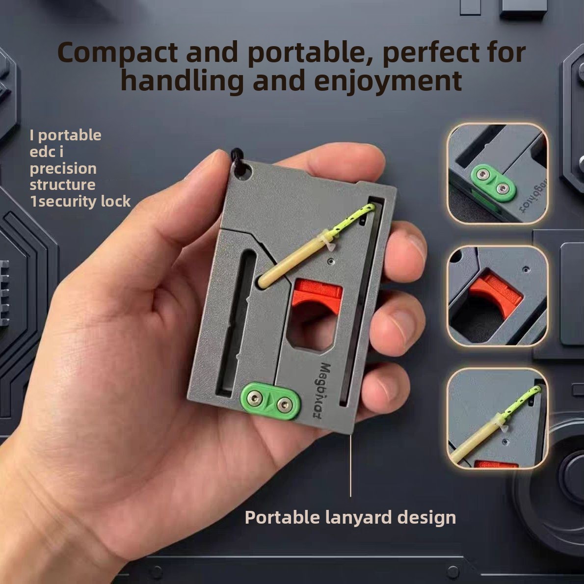 Edc Carry Card - MagaPivot Card Slingshot Portabel Lipat EDC