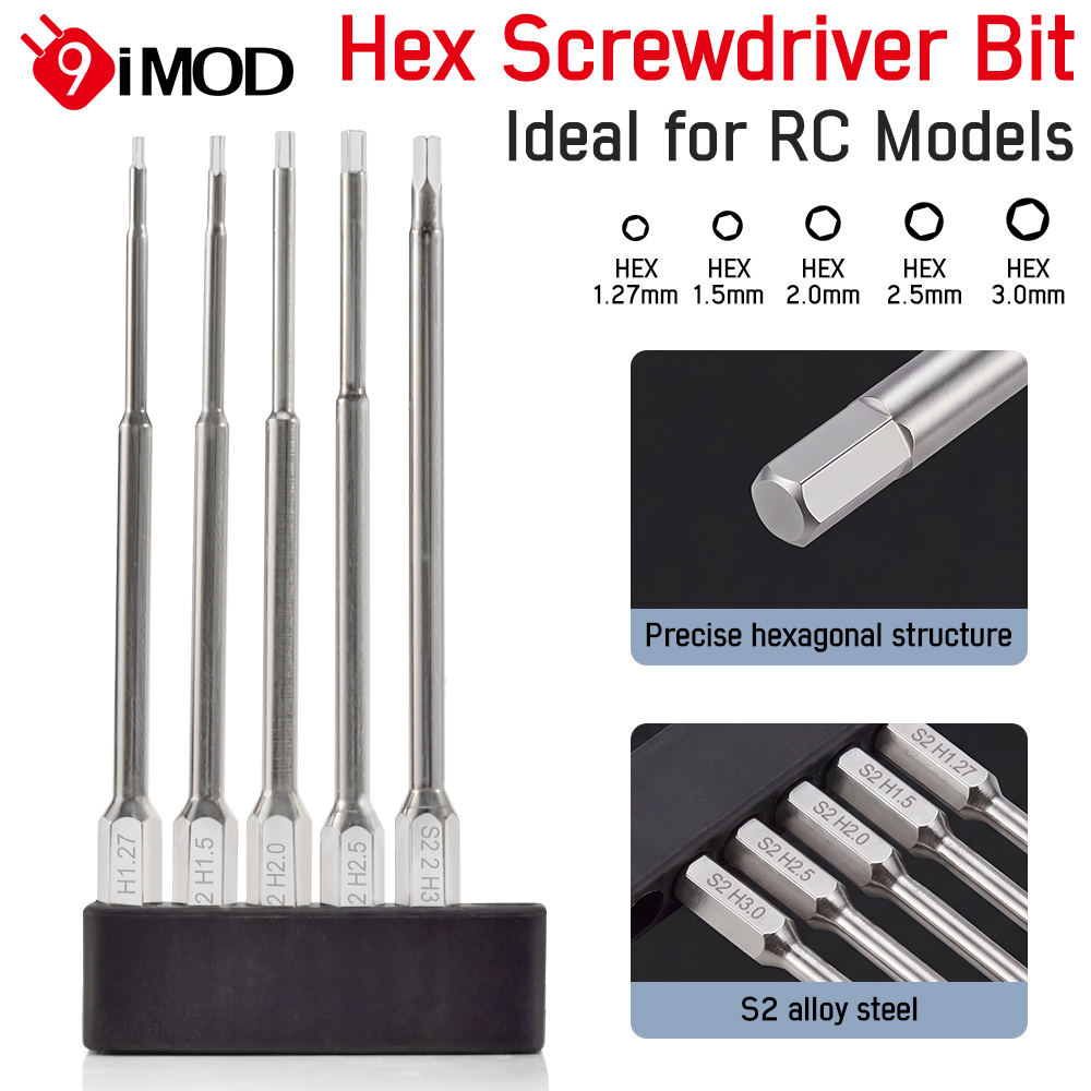 Micro Screwdriver Kit - Set Obeng Hex 9IMOD 100Mm Kit