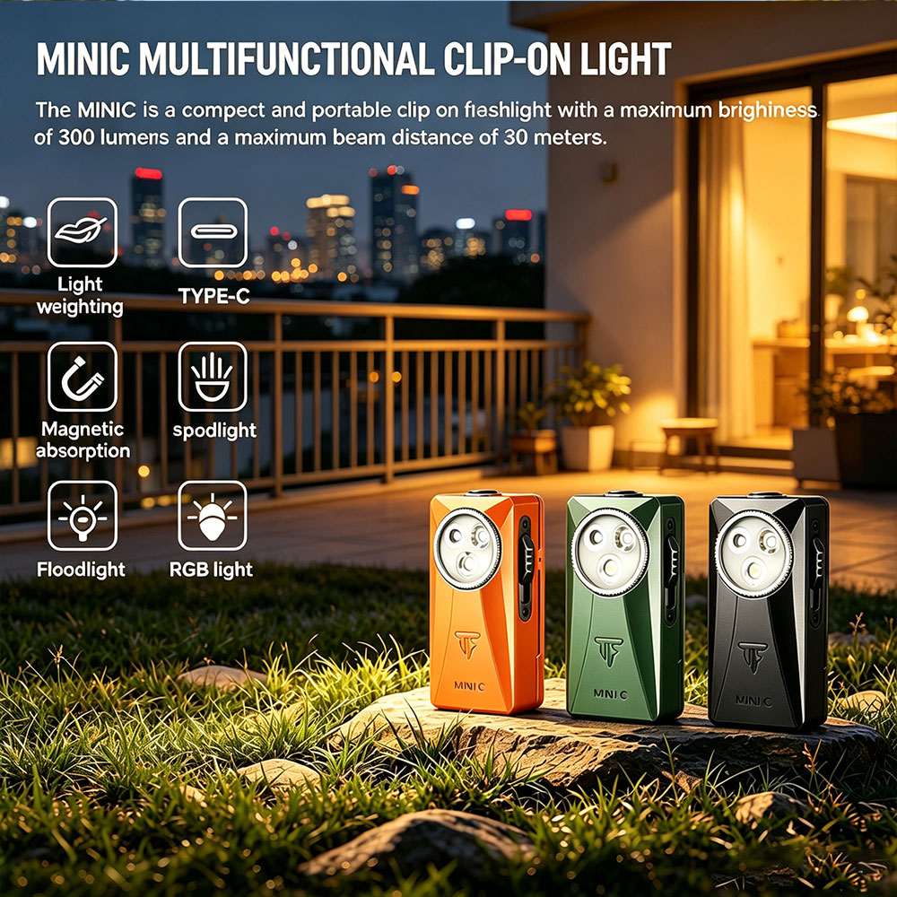 Trustfire MINIC 800 Lumens Sen - Edc Every Day Carry おもちゃ ulasan dan harga