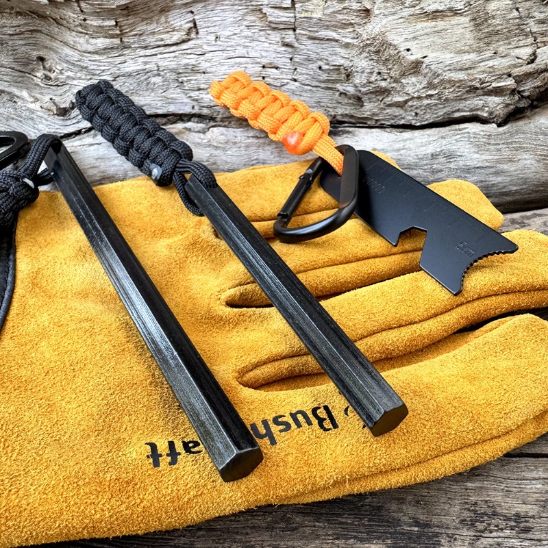 Kit Api Kompak Bear Grylls, Ba - Ferro Rod Striker ulasan dan harga