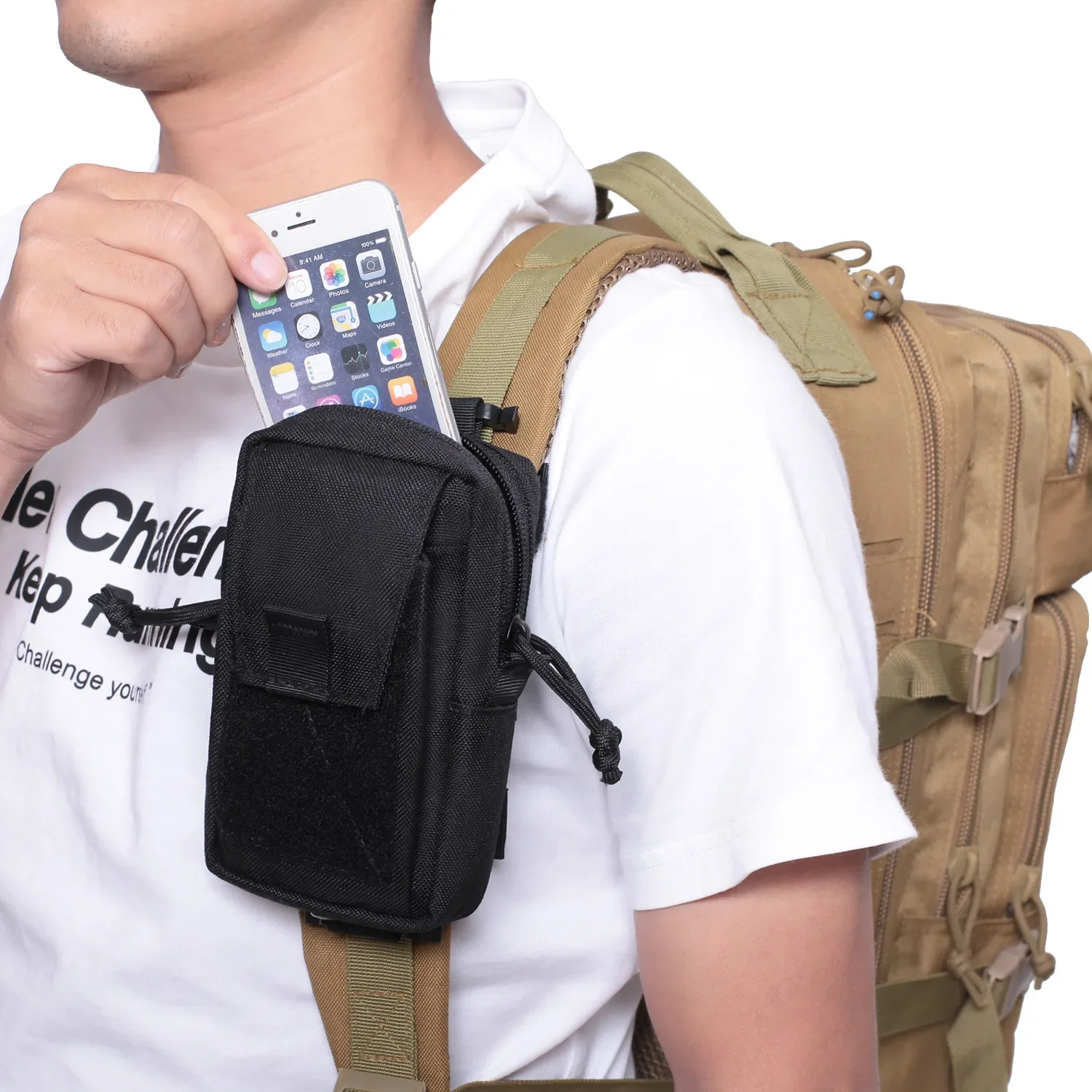 Tas Pinggang Molle dengan Tali - Edc Carry Belt ulasan dan harga