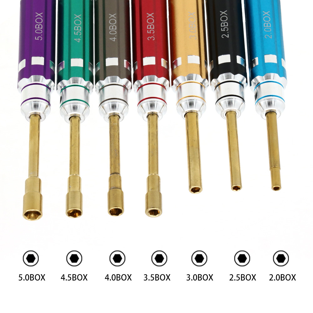 7 Buah Obeng Hex RC Gagang Pen - Micro Screwdriver Kit ulasan dan harga