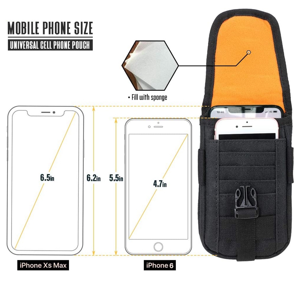 Kantong Ponsel Taktis Molle, T - Edc Carry Card ulasan dan harga