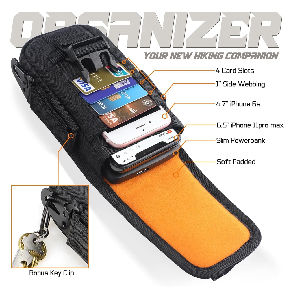 Kantong Ponsel Taktis Molle, T - Edc Carry Card ulasan dan harga