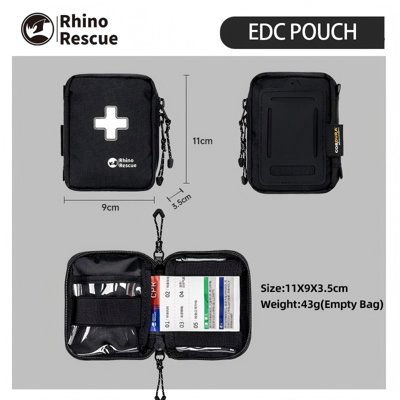 Kantong EDC Penyelamatan Badak - Edc Everyday Carry Gear ulasan dan harga