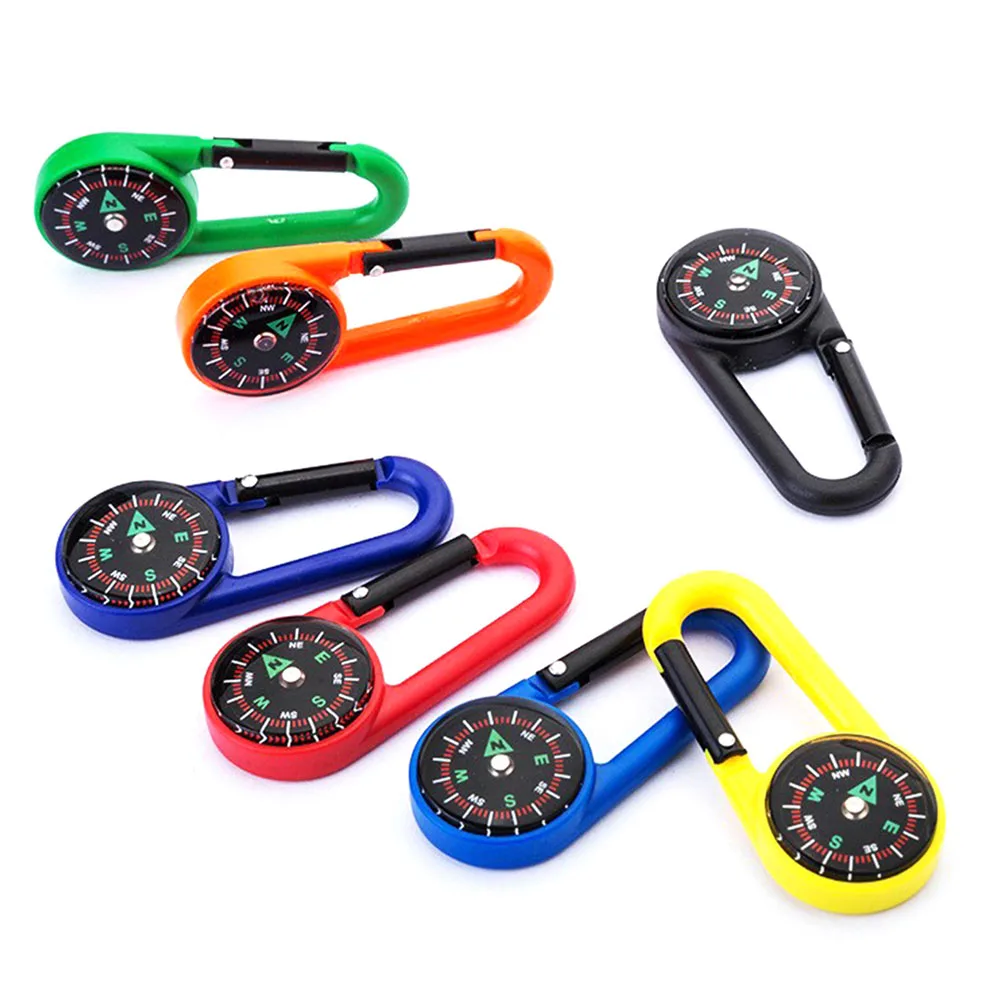 Kompas Mini Outdoor Carabiner  - Compass Keychain Mini ulasan dan harga