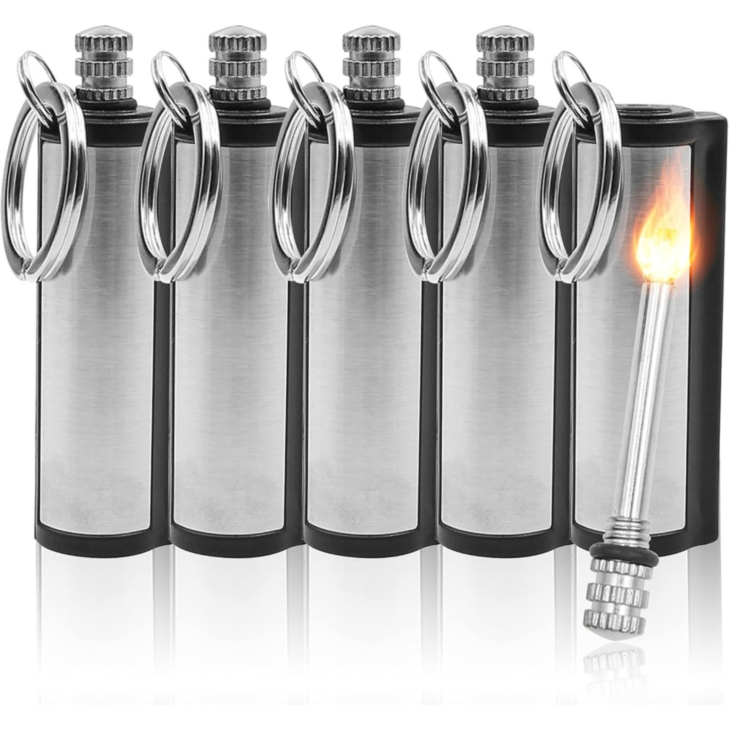 1-5 Pak Set Batu Api Magnesium - Ferro Rod Striker ulasan dan harga