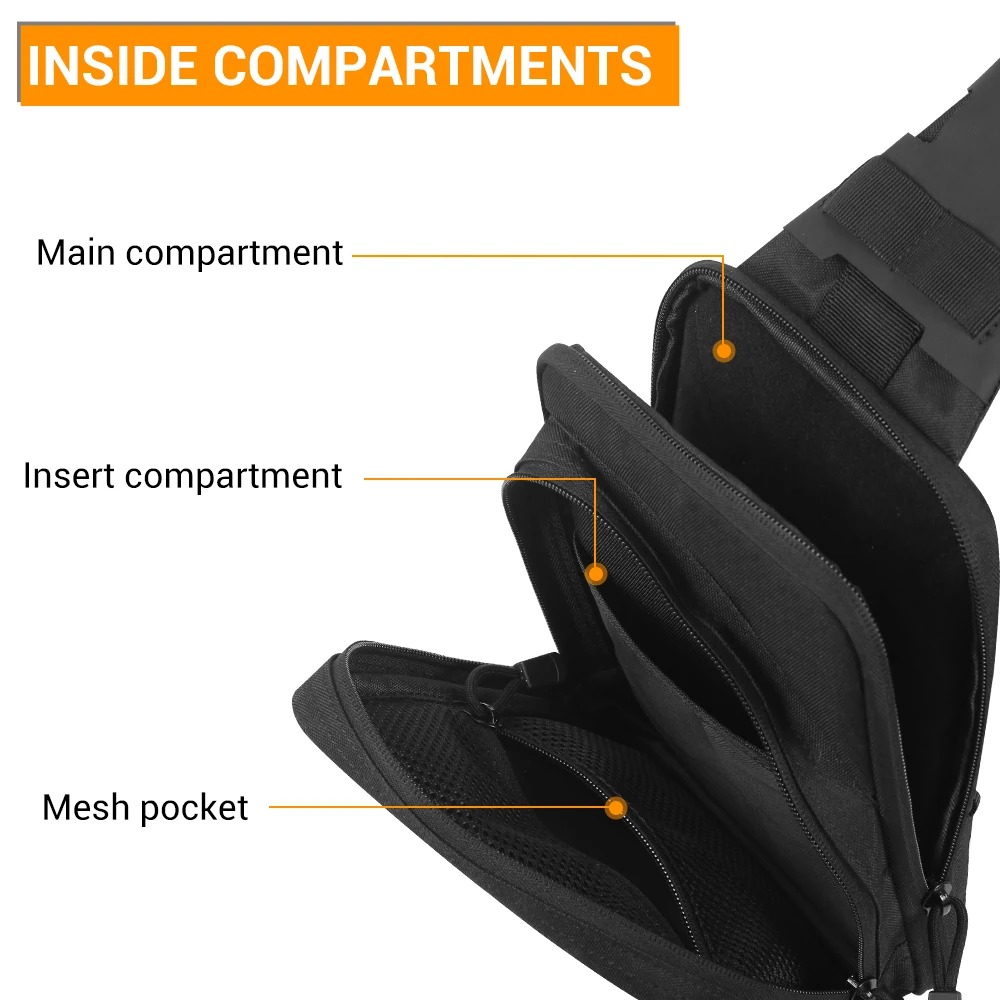 Tas Pistol Taktis untuk Menyim - Edc Carry Gun ulasan dan harga