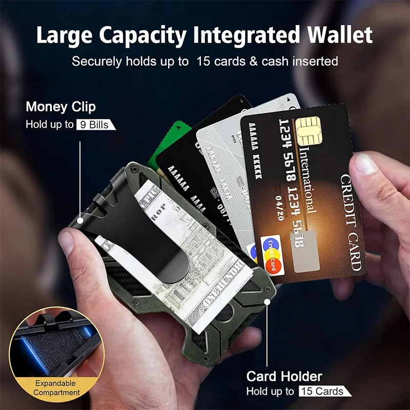 Dompet EDC tempat kartu luar r - Edc Carry Card ulasan dan harga