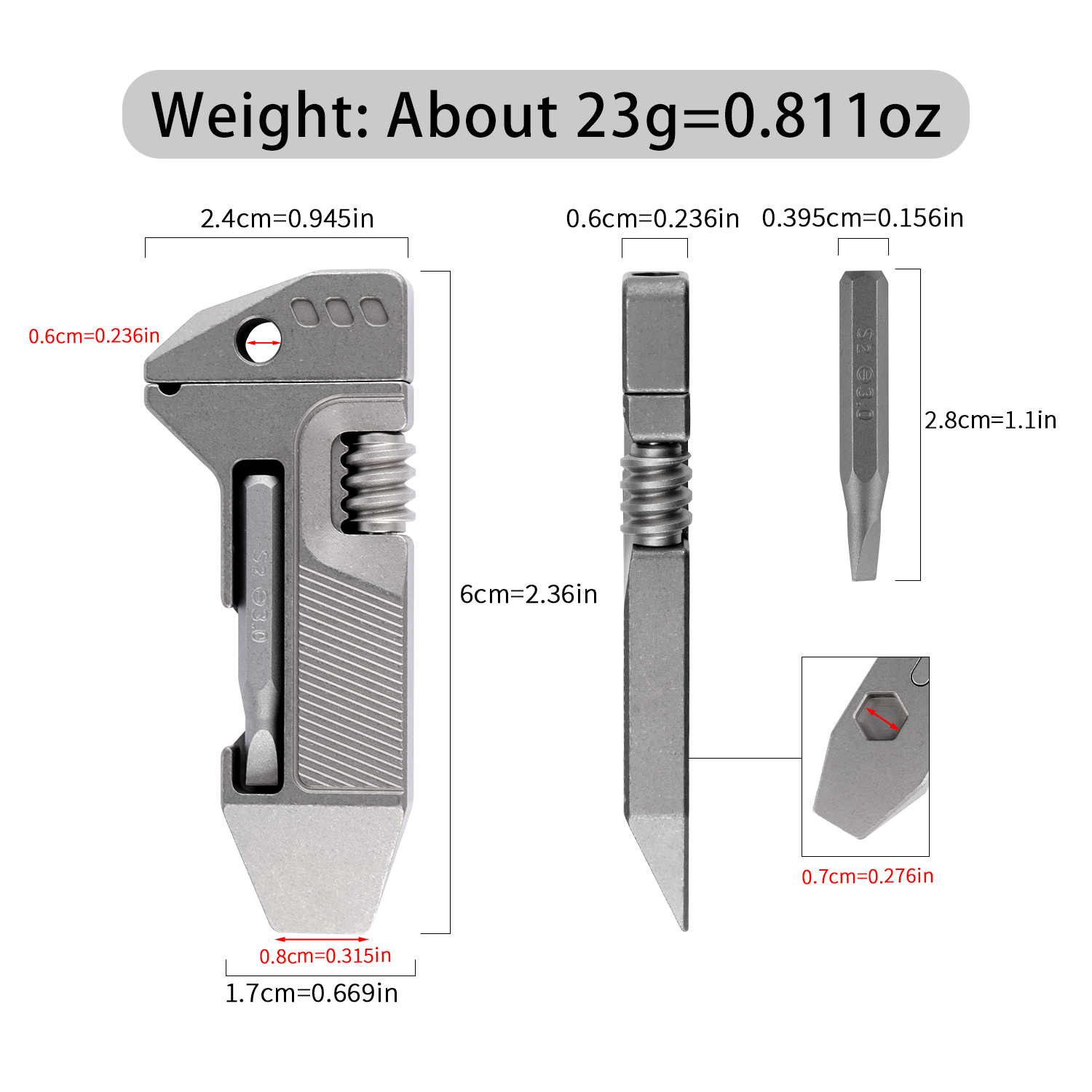 Alat Saku Multifungsi Mini dar - Edc Everyday Carry Gear ulasan dan harga